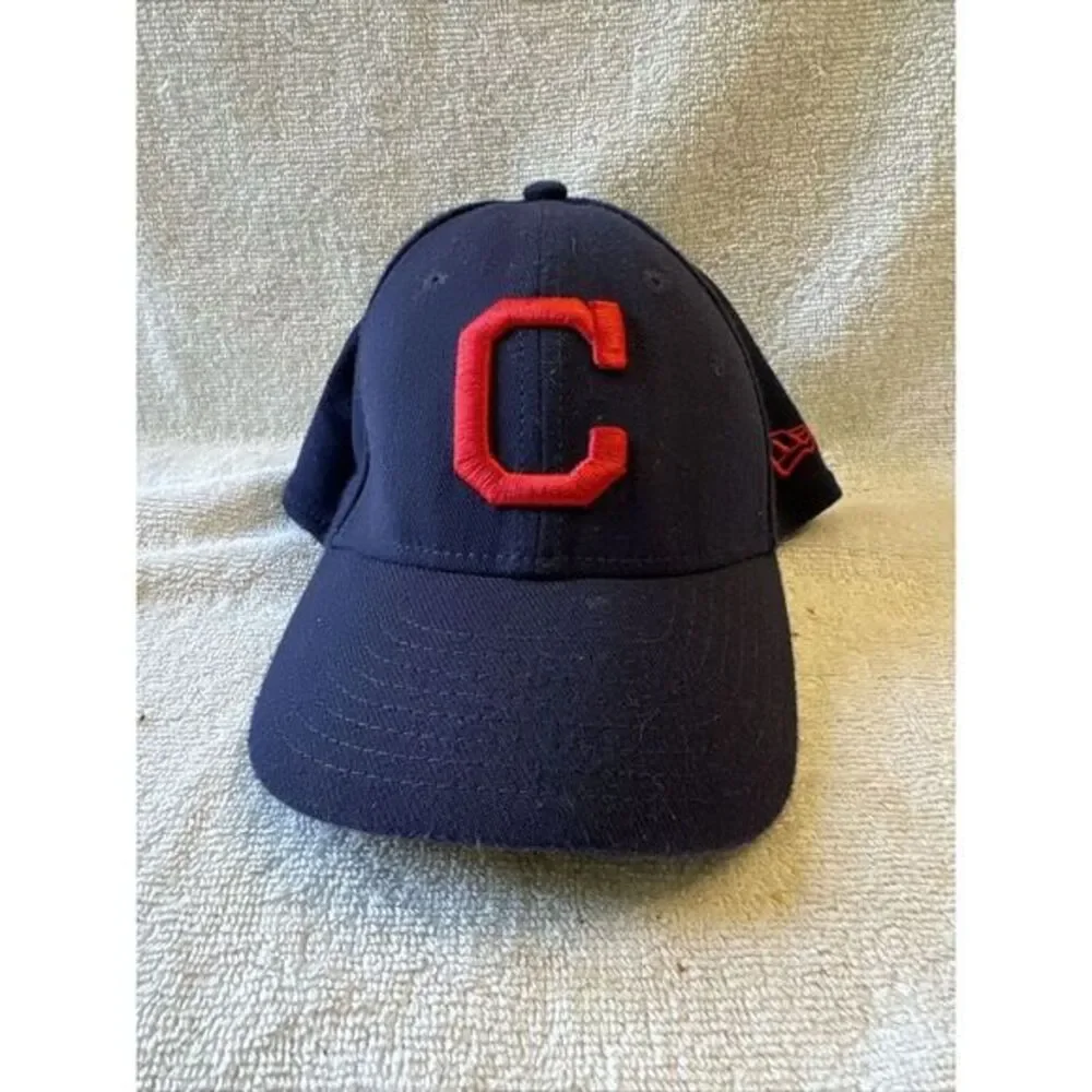 New Era 39THIRTY Cleveland Indians Hat Cap Child-Youth Flex MLB Genuine‎ Merch